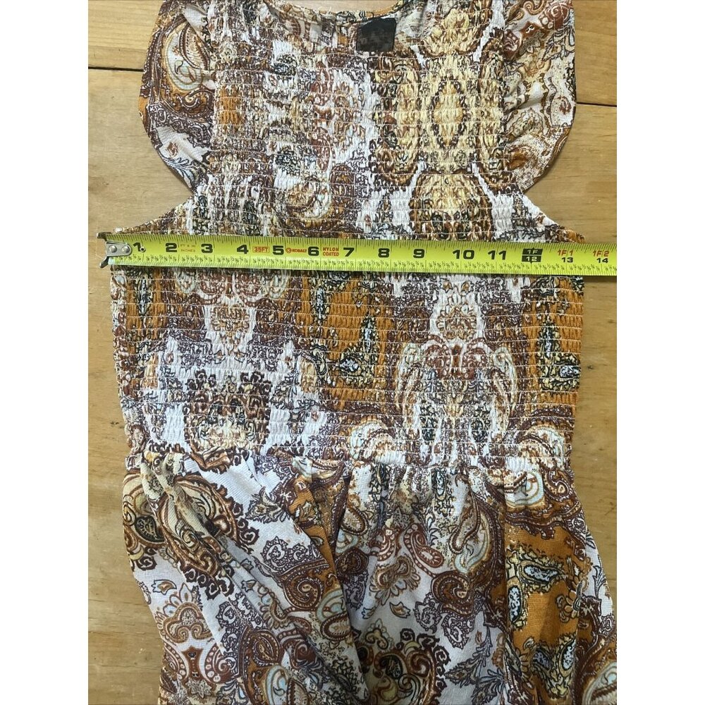 Code X Mode Sleeveless Multicolored Smock Paisley… - image 7